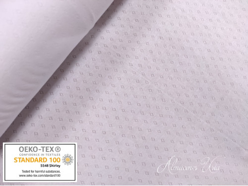 Punto de Algodón 100% Perforado Clásico Blanco 190 g/m² – OEKO-TEX