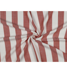 Viscosa Rayas Terracota | Hilo Tintado
