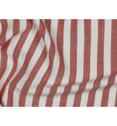 Viscosa Rayas Terracota | Hilo Tintado