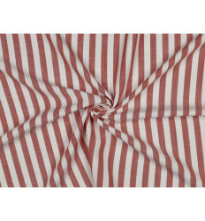 Viscosa Rayas Terracota | Hilo Tintado