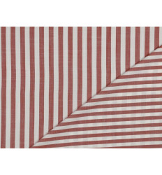 Viscosa Rayas Terracota | Hilo Tintado