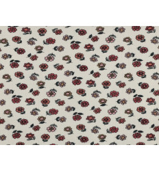 Muselina Algodón Flores Vintage Crudo | 135 cm - 115 Gr/m²