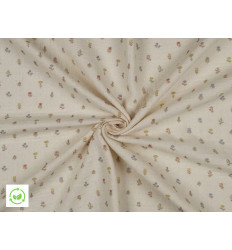Muselina Floral Mini | 100% Algodón GOTS 120 gr/m² 135cm