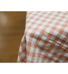 Vichy Seersucker Empolvado y Blanco