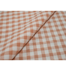 Vichy Seersucker Empolvado y Blanco