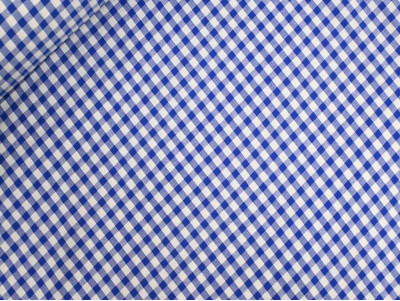 Vichy Seersucker Azulón y Blanco