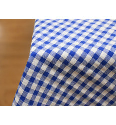 Vichy Seersucker Azulón y Blanco