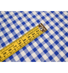 Vichy Seersucker Azulón y Blanco