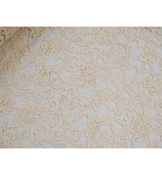 Guipur de Novia Marfil Alta Calidad | 450 g/m² - 130 cm