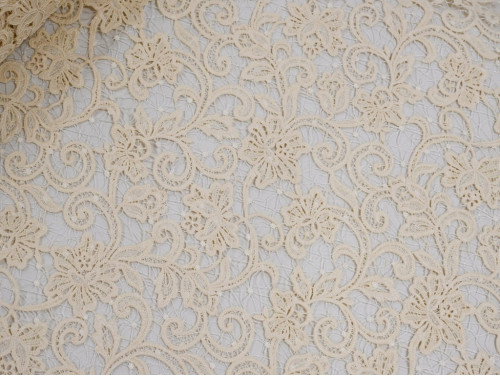 Guipur de Novia Marfil Alta Calidad | 450 g/m² - 130 cm