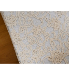 Guipur de Novia Marfil Alta Calidad | 450 g/m² - 130 cm