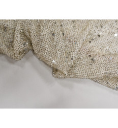 Malla con Pedrería  Alta Costura Novia | 900 g/m²– 130 cm