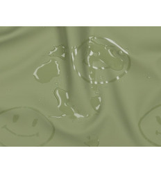 Tela Impermeable Verde | Raincoat técnico PU | Exterior