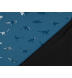 Tela Impermeable Azul | Raincoat técnico PU | Exterior