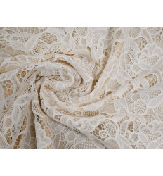 Guipur Blanco Nupcial Clásico | Alta Calidad
