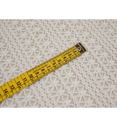 Guipur Blanco Nupcial Clásico | Geométricos