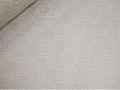 Guipur Blanco Nupcial Clásico | Alta Calidad