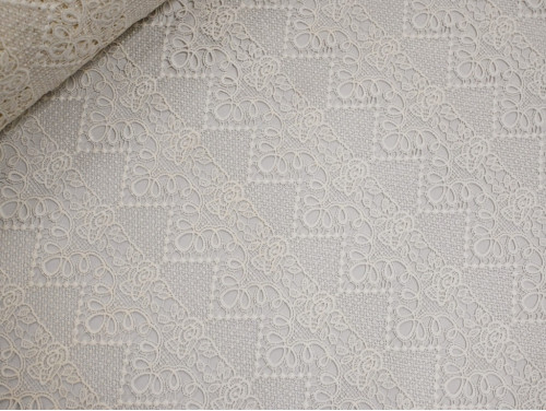 Guipur Blanco Nupcial Clásico | Alta Calidad