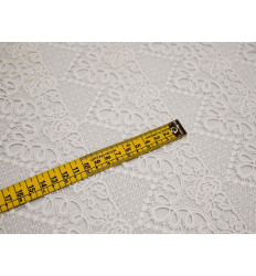 Guipur Blanco Nupcial Clásico | Alta Calidad