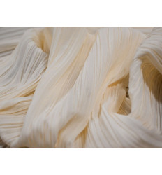 Georgette Plisado Marfil para Novia | 150 cm