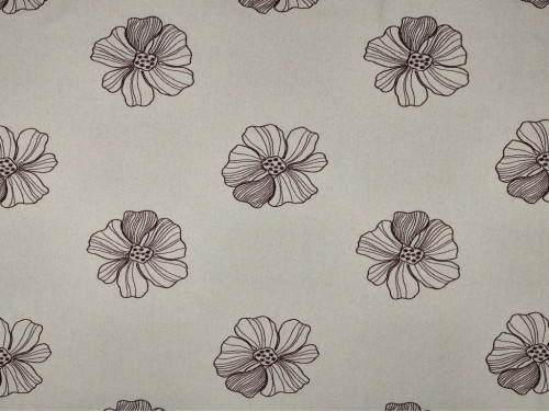 Lino Bordado Floral 70% Lino 30% Viscosa 300 g/m²
