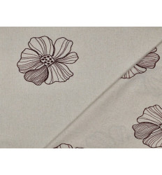 Lino Bordado Floral 70% Lino 30% Viscosa 300 g/m²