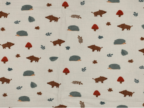 Muselina infantil animales algodón | Suave y transpirable