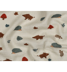 Muselina infantil animales algodón | Suave y transpirable