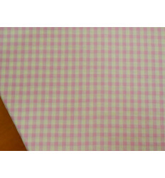 Vichy Seersucker Rosa y Vainilla