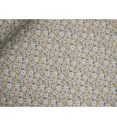 Popelín algodón margaritas 150 cm – Fresco y versátil