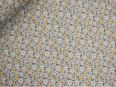 Popelín algodón margaritas 150 cm – Fresco y versátil