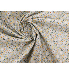 Popelín algodón margaritas 150 cm – Fresco y versátil