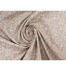 Popelín algodón floral empolvado 150 cm – Suave y delicado