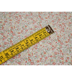 Popelín algodón floral empolvado 150 cm – Suave y delicado