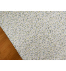 Popelín Floral Verde 100% Algodón | Suave y Delicado