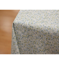 Popelín Floral Verde 100% Algodón | Suave y Delicado