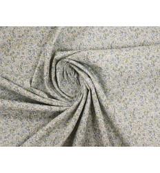 Popelín Floral Verde 100% Algodón | Suave y Delicado