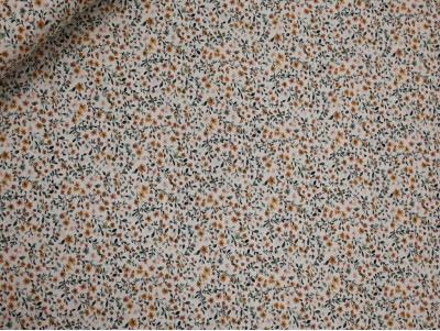 Voile Estampado Romántico de Flores | 100% Algodón