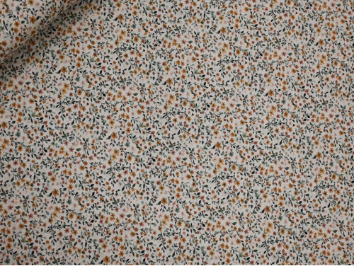 Voile Estampado Romántico de Flores | 100% Algodón