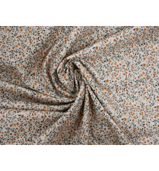 Voile Estampado Romántico de Flores | 100% Algodón