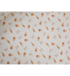 Muselina algodón animales bebé 140 cm suave