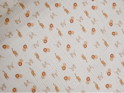 Muselina algodón animales bebé 140 cm suave