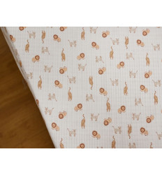 Muselina algodón animales bebé 140 cm suave