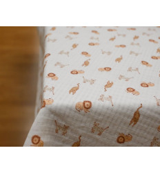 Muselina algodón animales bebé 140 cm suave