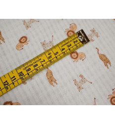 Muselina algodón animales bebé 140 cm suave