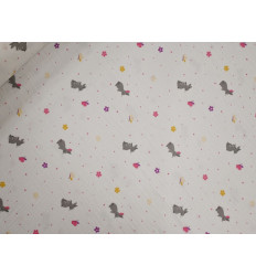 Muselina algodón conejitos | Doble gasa infantil suave