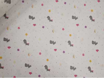Muselina algodón conejitos | Doble gasa infantil suave