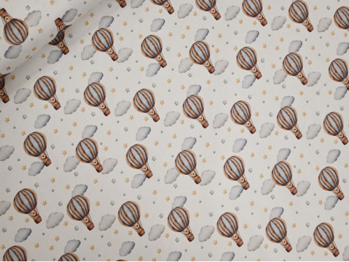 Piqué Canutillo Globos Aerostáticos | 100% Algodón