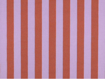 Algodón De Rayas Tejidas Teja y Lila – Ligera 135 Gr/m²