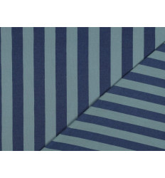 Algodón rayas azul/verde 135g | Loneta ligera verano